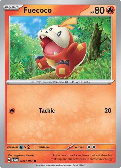 Fuecoco - 034/193 (Summer 2023 Collector Chest) - Pokémon
