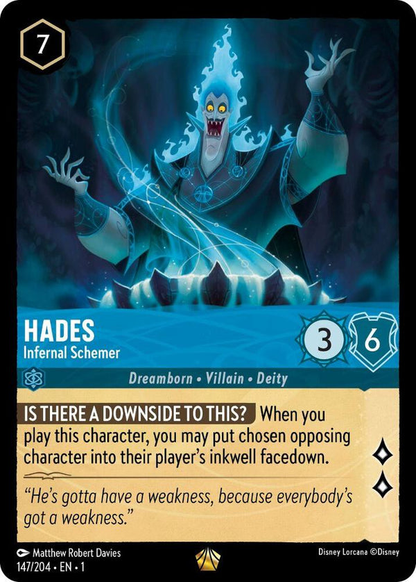 Hades - Infernal Schemer - Disney Lorcana