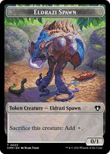 Eldrazi Spawn // Elf Druid Double-Sided Token - Magic: The Gathering