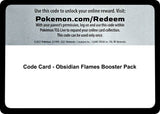 Code Card - Obsidian Flames Booster Pack - Pokémon