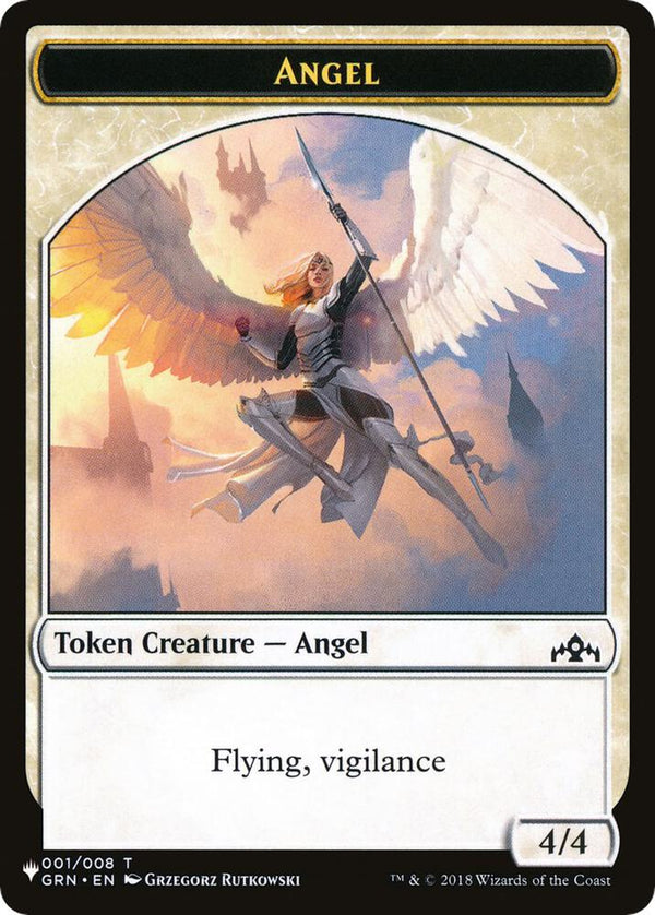 Angel // Warrior Double-Sided Token - Magic: The Gathering