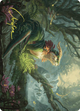 Elusive Otter Art Card (Gold-Stamped Signature) - Magic: The Gathering