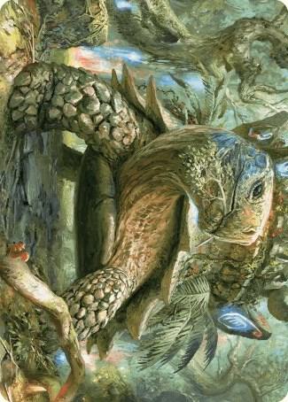Blossoming Tortoise Art Card - Magic: The Gathering