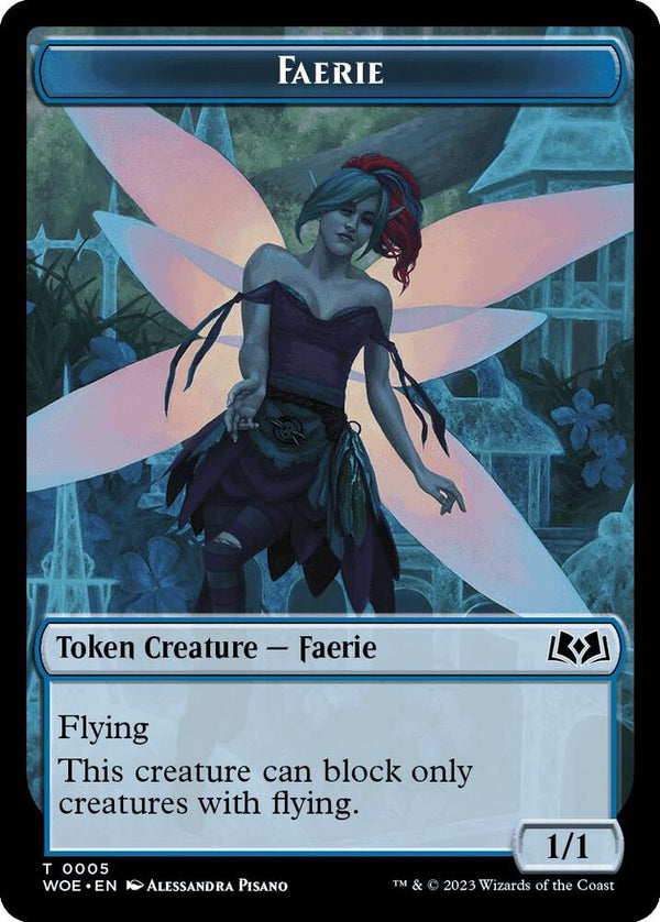 Faerie // Food (0013) Double-Sided Token - Magic: The Gathering