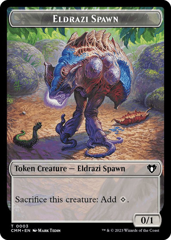 Eldrazi Spawn // Dragon (0021) Double-Sided Token - Magic: The Gathering