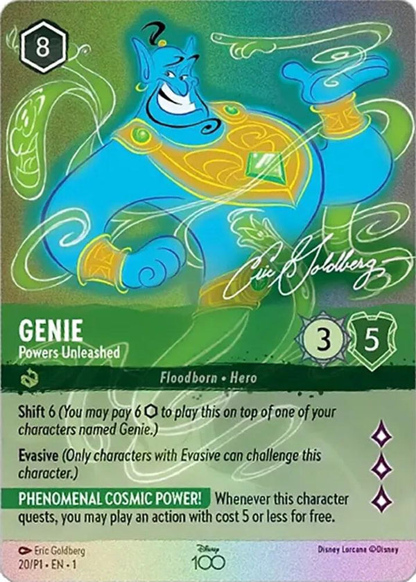 Genie - Powers Unleashed (Alternate Art) - Disney Lorcana