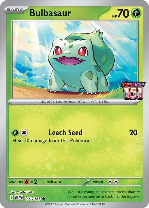 Bulbasaur - 001/165 (Best Buy Exclusive) - Pokémon