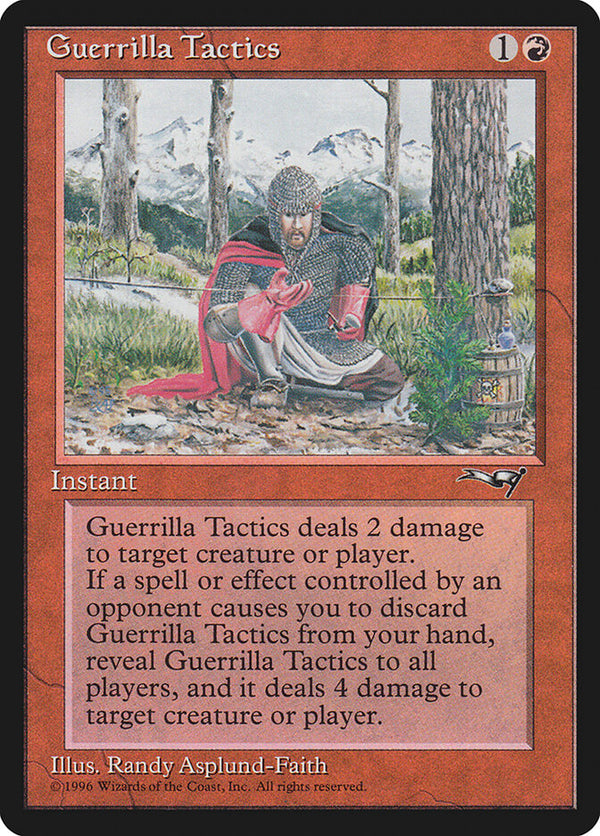 Guerrilla Tactics (Kneeling Knight) - Magic: The Gathering