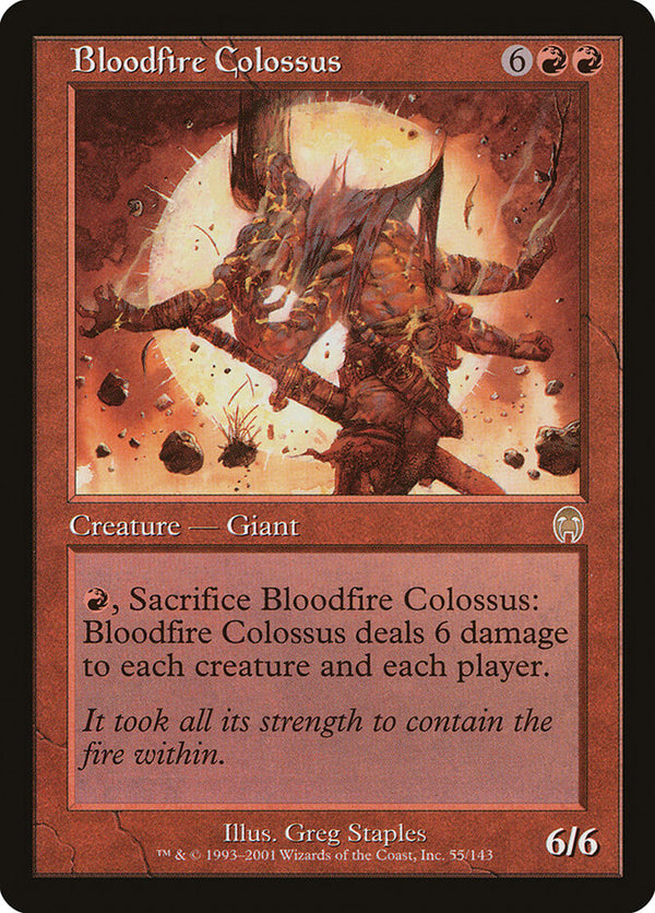 Bloodfire Colossus - Magic: The Gathering