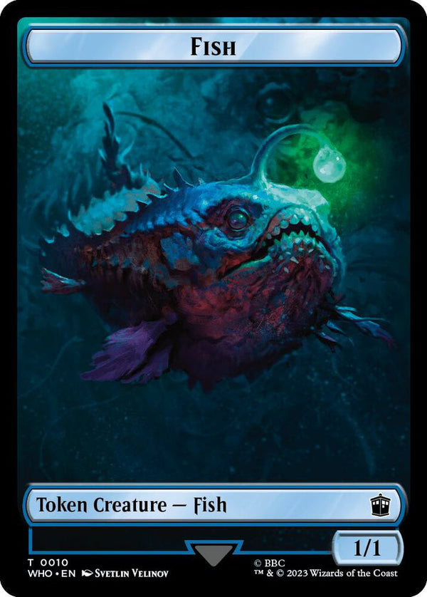 Fish // Treasure (0030) Double-Sided Token - Magic: The Gathering
