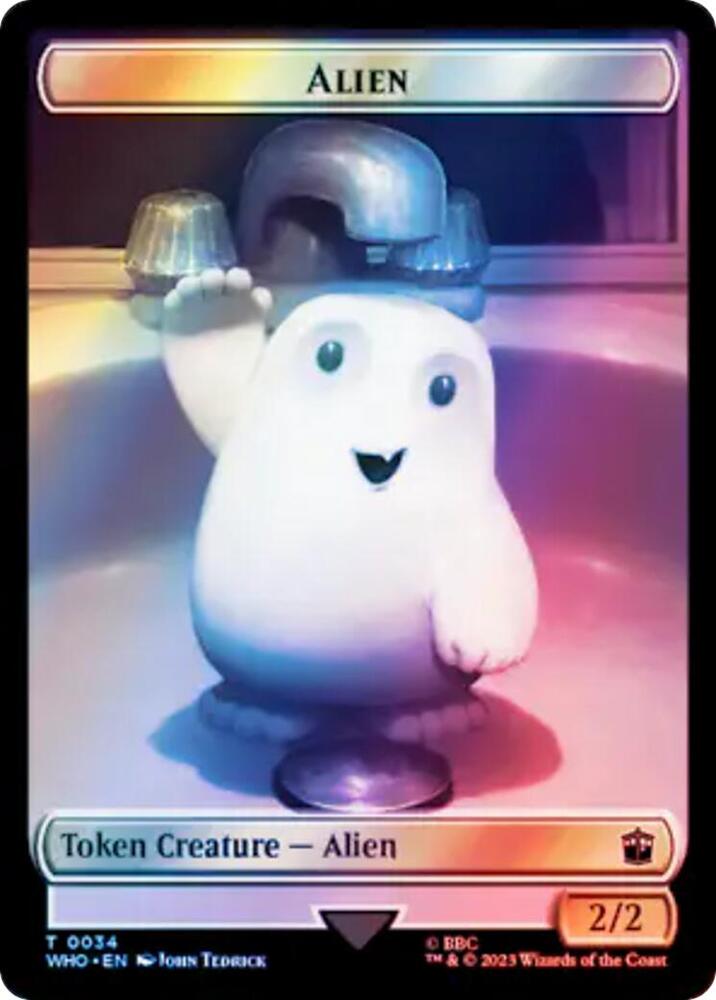 Alien // Treasure (0061) Double-Sided Token (Surge Foil)