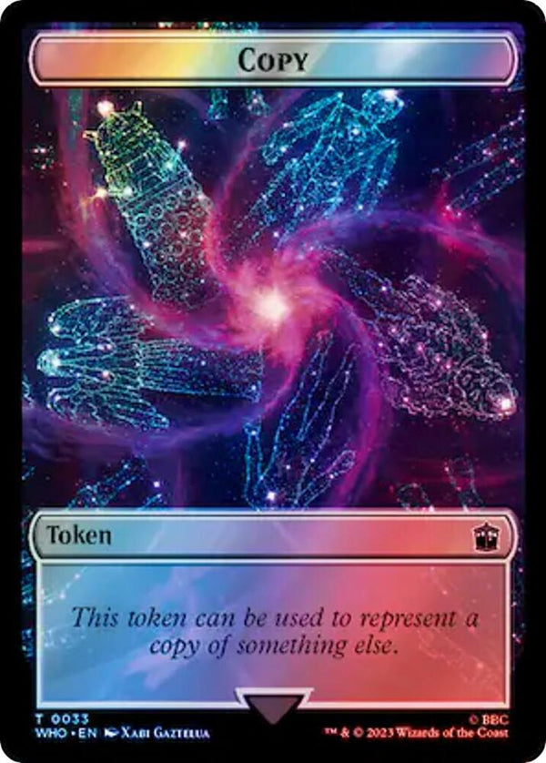 Copy // Treasure (0062) Double-Sided Token (Surge Foil) - Magic: The Gathering
