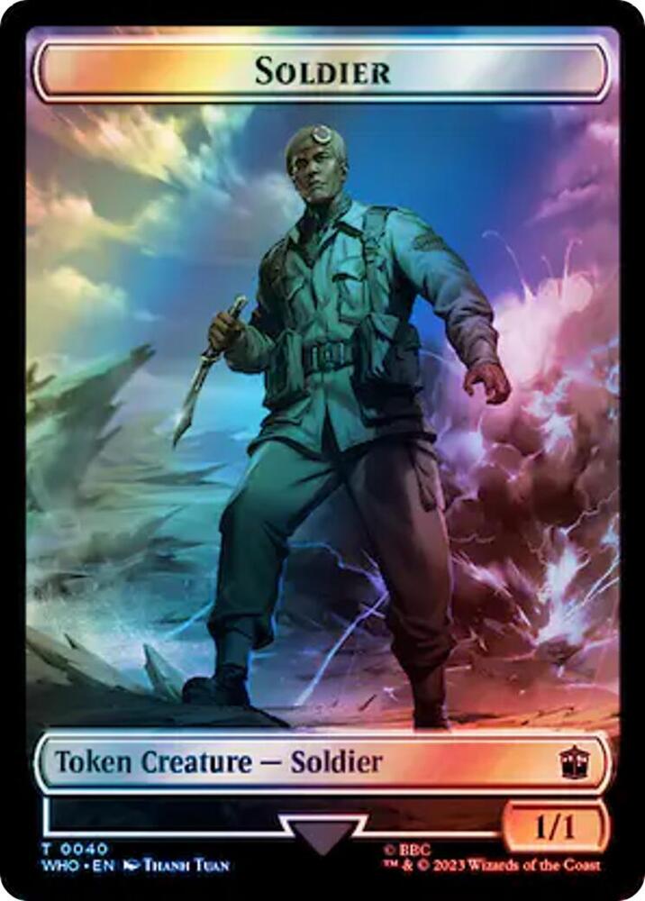 Soldier // Mark of the Rani Double-Sided Token (Surge Foil)