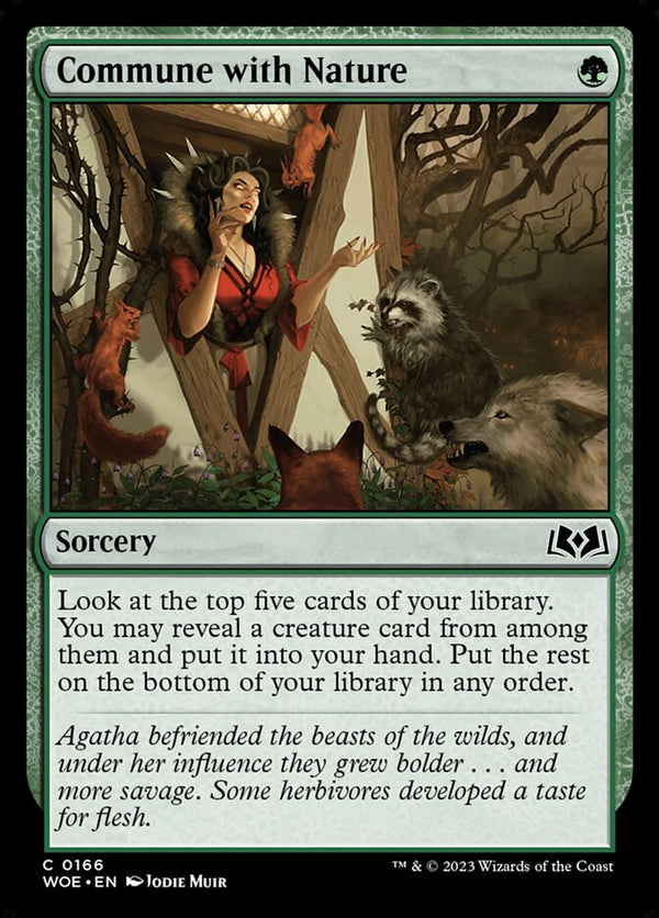 Commune with Nature - Magic: The Gathering