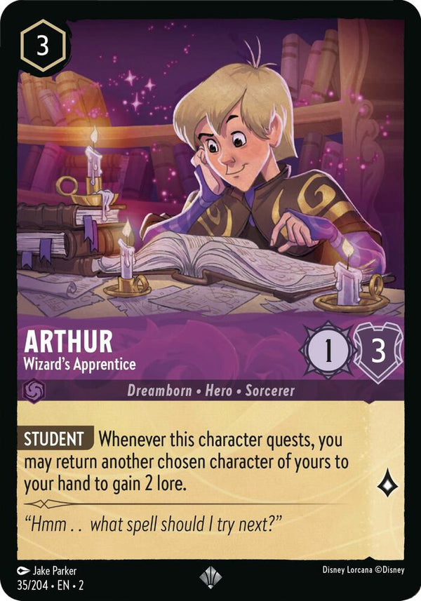 Arthur - Wizard's Apprentice - Disney Lorcana