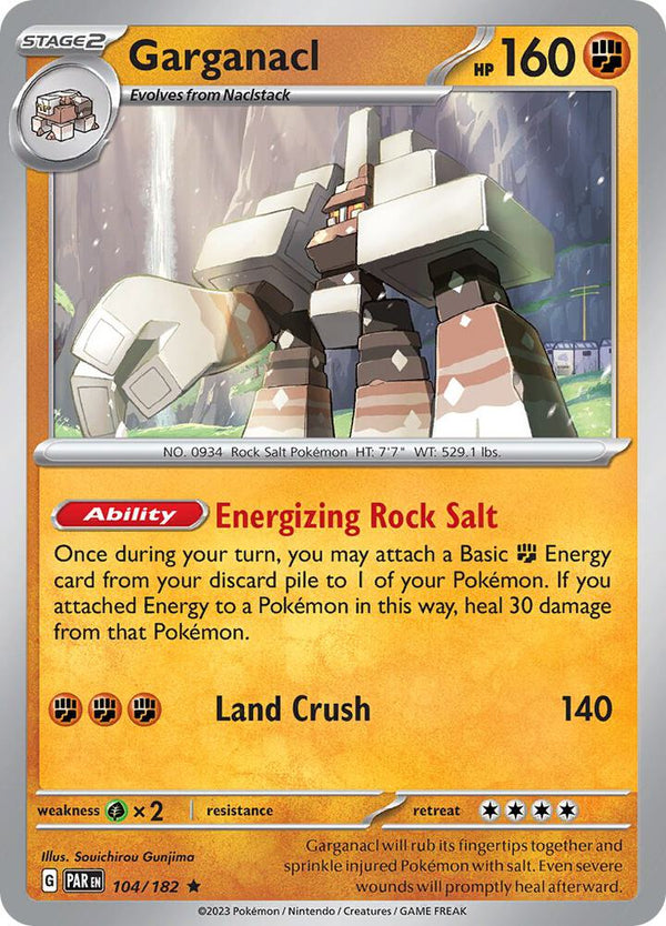 Garganacl - 104/182 - Pokémon