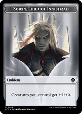 Emblem - Sorin, Lord of Innistrad // Vampire (0004) Double-Sided Token - Magic: The Gathering