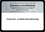 Code Card - ex Battle Deck [Greninja] - Pokémon