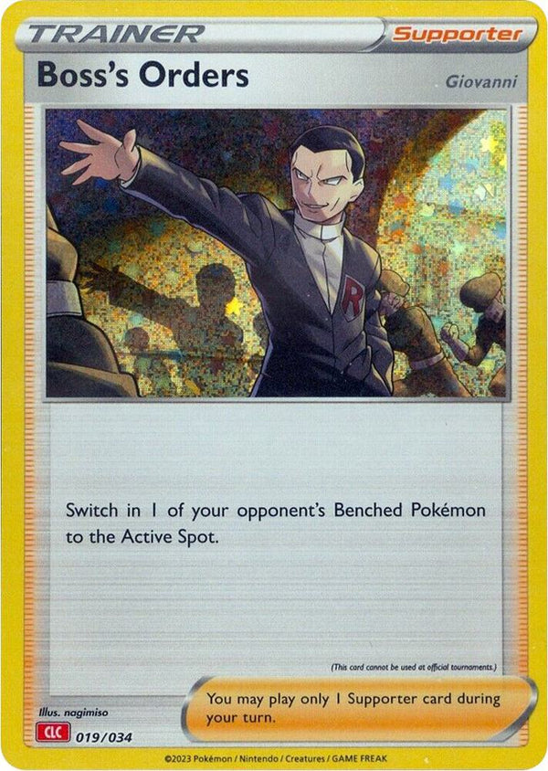 Boss's Orders (CLC) - Pokémon