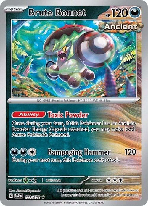 Brute Bonnet - 123/182 (Cosmos Holo) - Pokémon