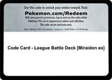 Code Card - League Battle Deck [Miraidon ex] - Pokémon