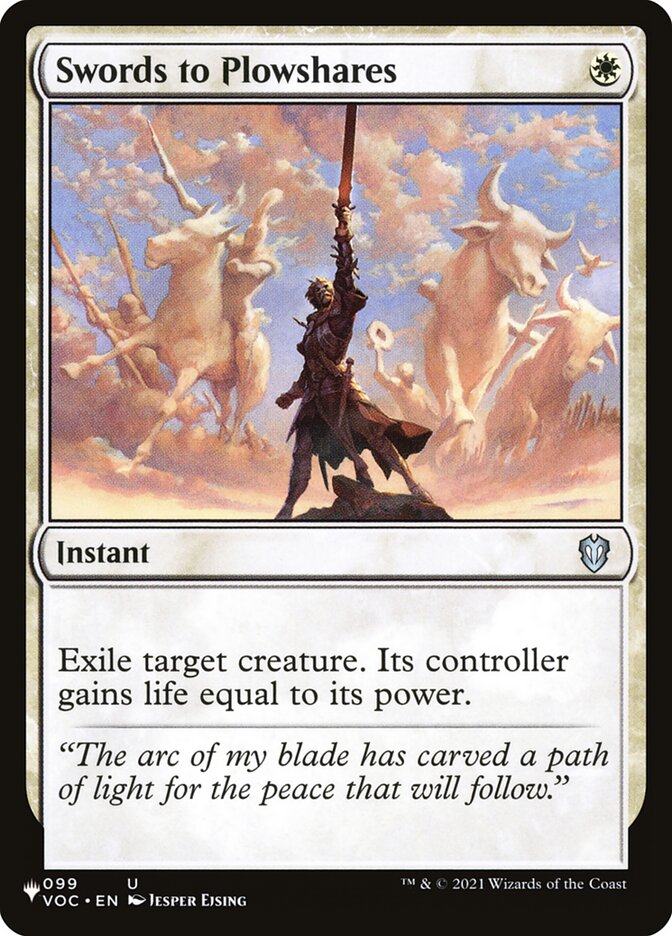 Swords to Plowshares (VOC)