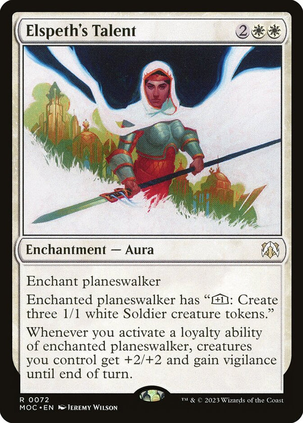 Elspeth's Talent - Magic: The Gathering