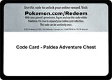 Code Card - Paldea Adventure Chest - Pokémon