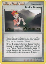 Buck's Training - 130/146 (Prerelease) [Staff] - Pokémon