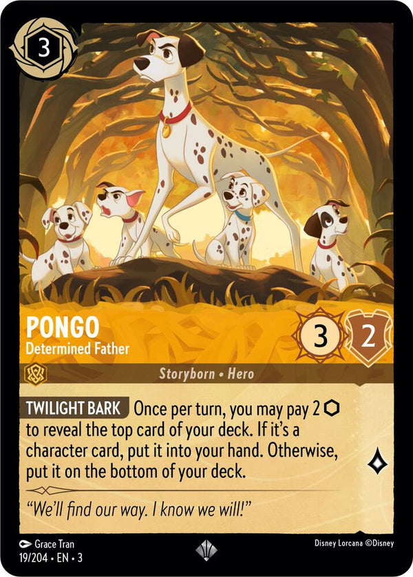 Pongo - Determined Father - Disney Lorcana
