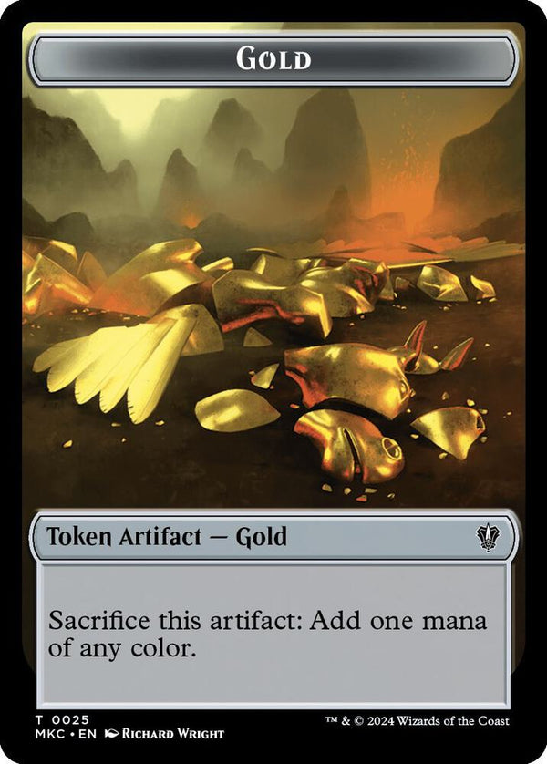 Gold // Kobolds of Kher Keep Double-Sided Token - Magic: The Gathering
