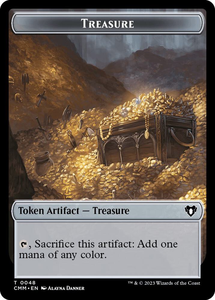 Treasure // Dragon (0020) Double-Sided Token