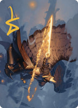 Aurelia's Vindicator Art Card (Gold-Stamped Signature) - Magic: The Gathering