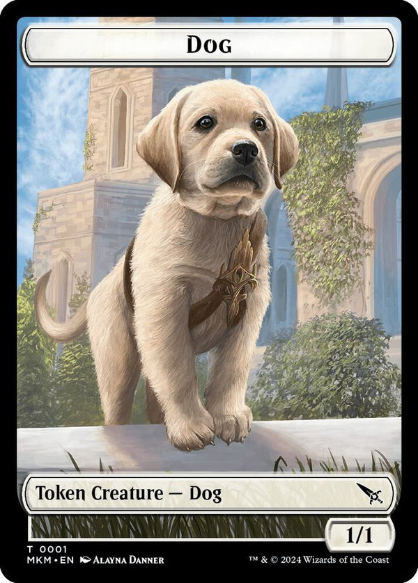 Dog Token - Magic: The Gathering