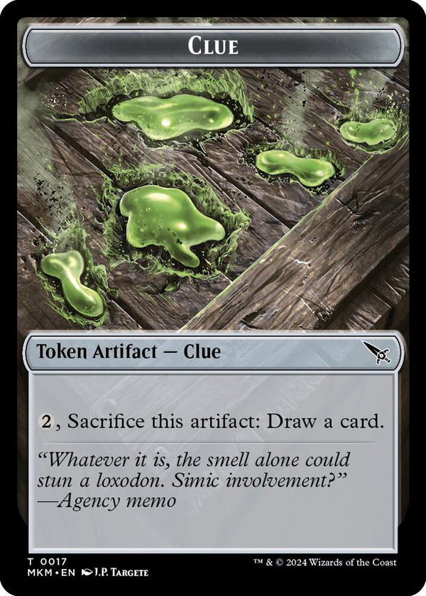 Clue (0017) // A 0044 Double-Sided Token - Magic: The Gathering