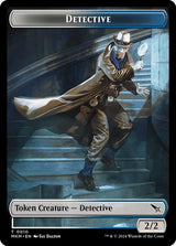 Detective // Skeleton Double-Sided Token - Magic: The Gathering