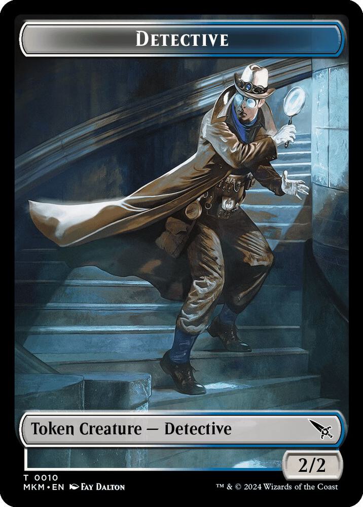 Detective // Skeleton Double-Sided Token