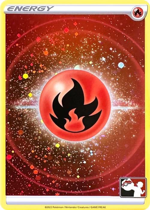 Fire Energy (Prize Pack Series 3) (Cosmos Holo) - Pokémon