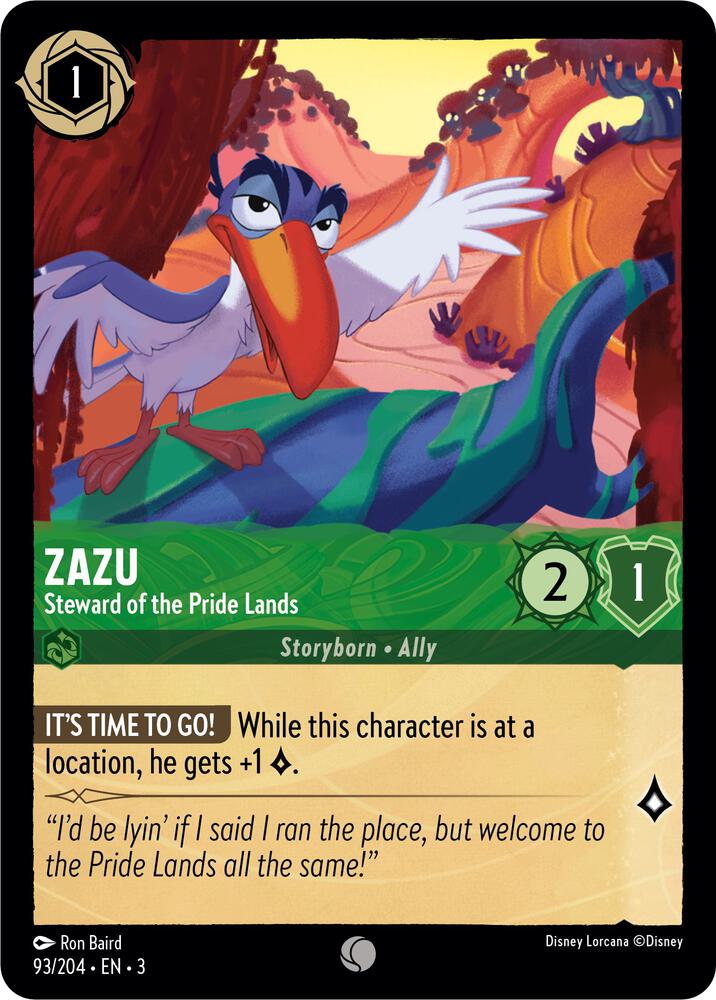 Zazu - Steward of the Pride Lands