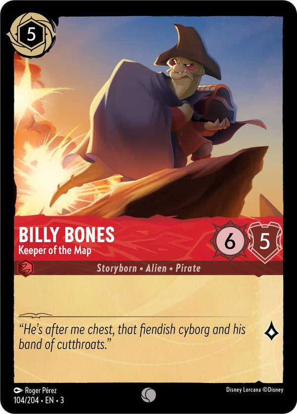 Billy Bones - Keeper of the Map - Disney Lorcana