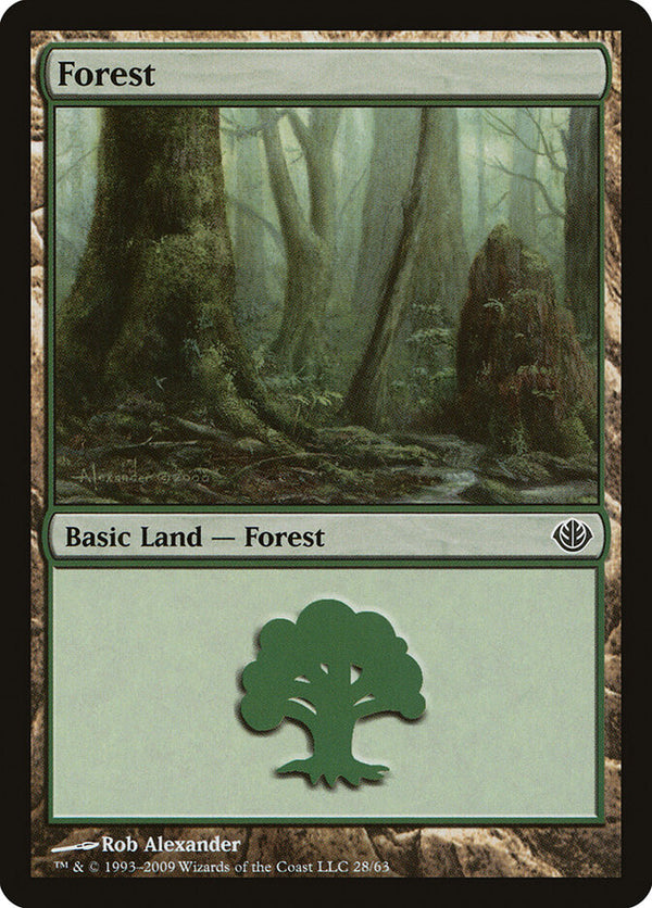 Forest (28) - Magic: The Gathering