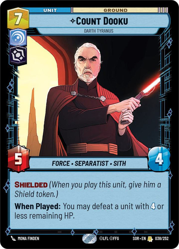 Count Dooku - Darth Tyranus - Star Wars Unlimited