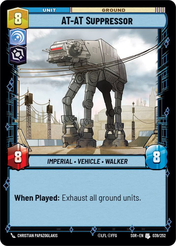 AT-AT Suppressor - Star Wars Unlimited