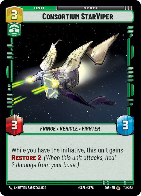 Consortium StarViper - Star Wars Unlimited