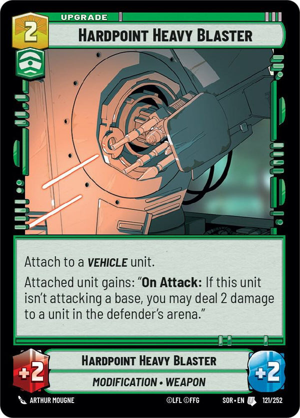 Hardpoint Heavy Blaster - Star Wars Unlimited
