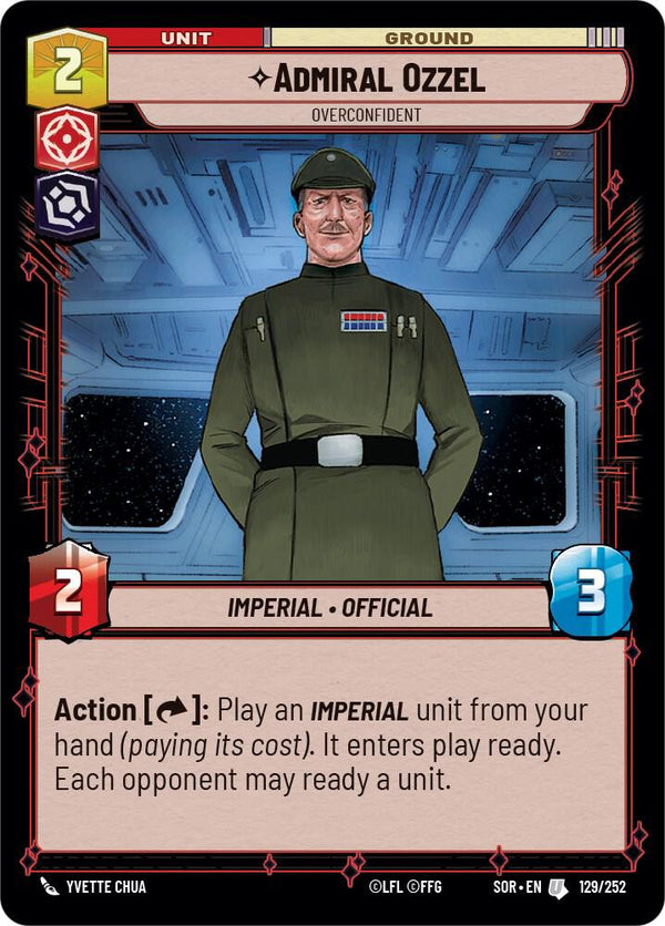 Admiral Ozzel - Overconfident - Star Wars Unlimited