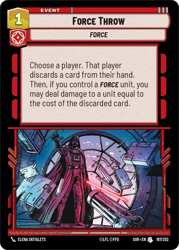 Force Throw - Star Wars Unlimited