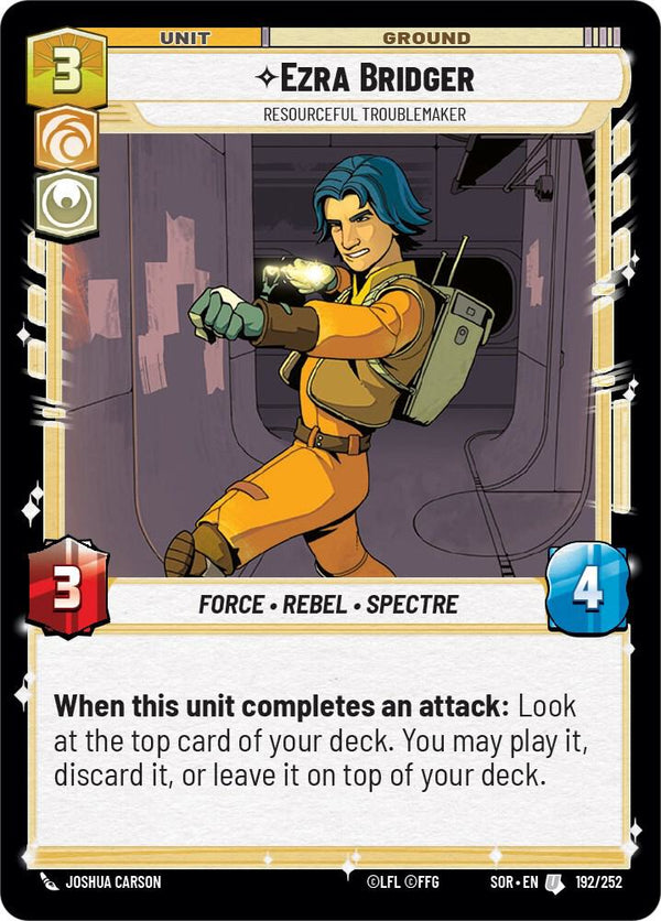 Ezra Bridger - Resourceful Troublemaker - Star Wars Unlimited