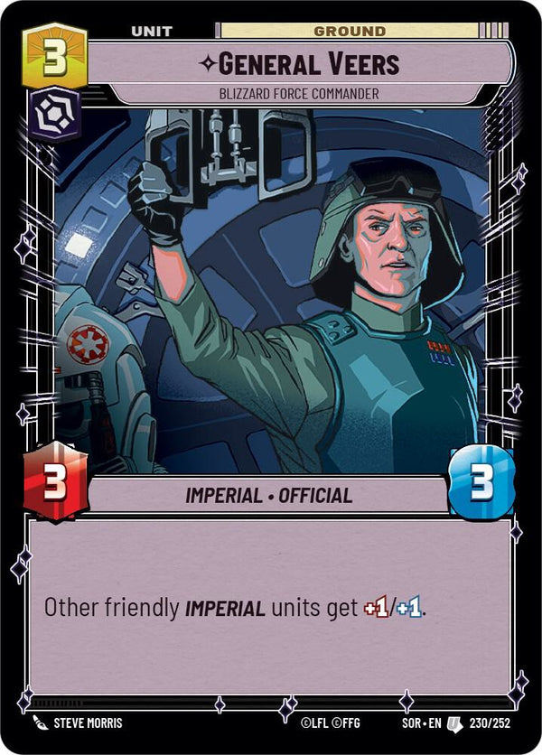 General Veers - Blizzard Force Commander - Star Wars Unlimited