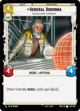General Dodonna - Massassi Group Commander - Star Wars Unlimited